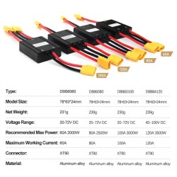 Electric Bicycle Dual Battery Connect 20-72V 60/80/100A 40-100V 120A Adapter Discharge Converter Ebike Module Balanced Discharge