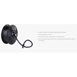 DIY Hub Motor 16inch 349 Rim Brompton 36V250W Front Hub Motor Brushless Gear Fork Size 74mm 28holes