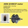 Ebike  Powerful 250W Cassette Motor AKM Motor 36V 250W 100CST Cassette Rear Gear Hub Motor + 9pins Motor Cable